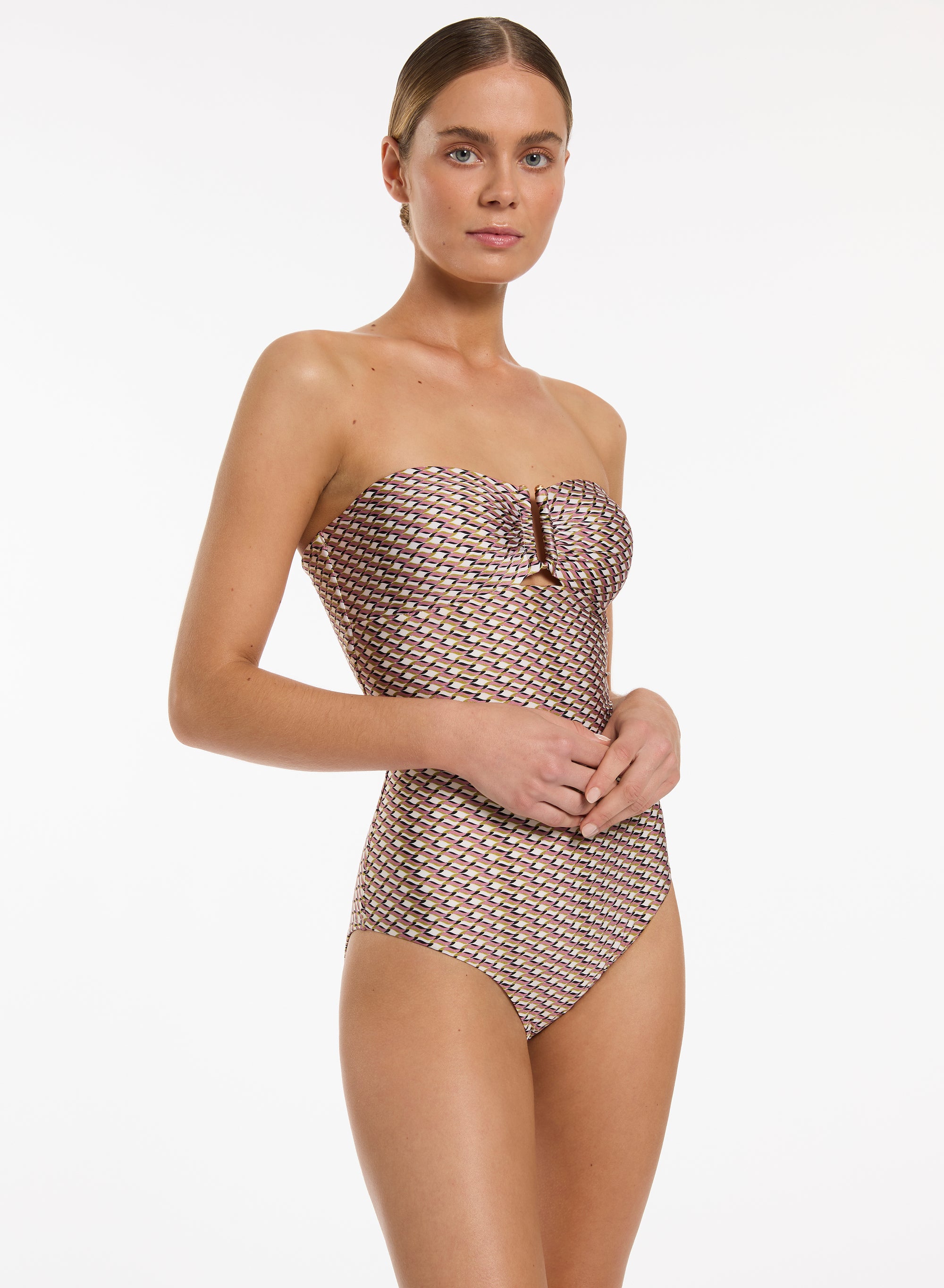 Jets - Infinity Moulded Bandeau One Piece - Larx