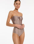 Jets - Infinity Moulded Bandeau One Piece - Larx