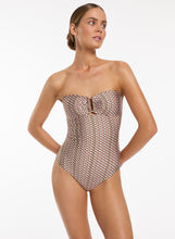 Load image into Gallery viewer, Jets - Infinity Moulded Bandeau One Piece

