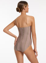 Load image into Gallery viewer, Jets - Infinity Moulded Bandeau One Piece
