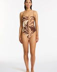 Jets - Dahlia Palm Minimal Tank One Piece - Larx