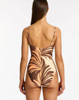 Jets - Dahlia Palm Minimal Tank One Piece - Larx