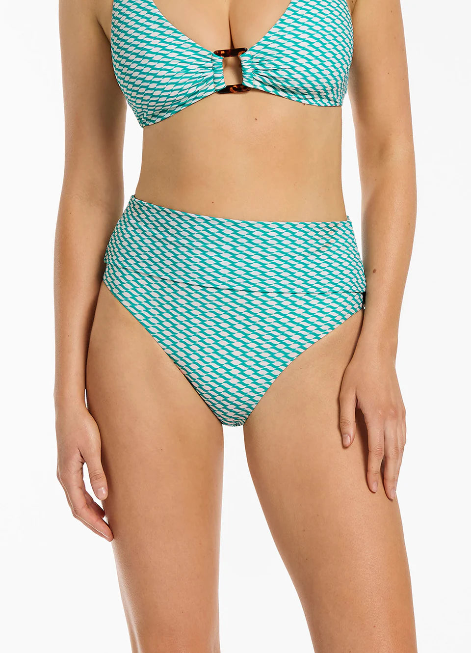 Jets - Asceno Fold Down Bikini Bottom - Larx