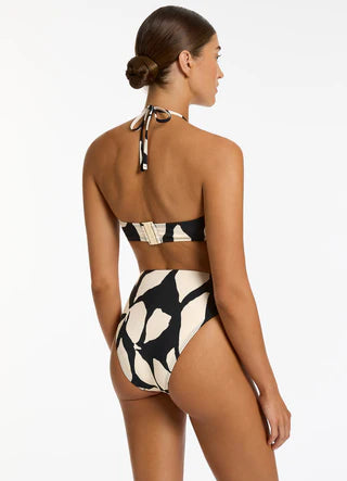 Jets - Fiore High Waist High Leg Bikini Bottom - Larx