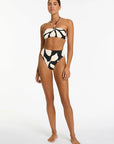 Jets - Fiore High Waist High Leg Bikini Bottom - Larx