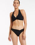 Jets - Jetset Twist Front Hipster Bikini Bottom - Larx