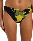 Jets - Shadow Palm Twist Front Bikini Bottom - Larx
