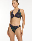 Jets - Midnight Tropical High Leg Bikini Pant - Larx