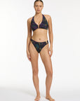 Jets - Midnight Tropical High Leg Bikini Pant - Larx