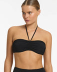 Jets - Jetset Underwire Bandeau Bikini Halter Top - Larx