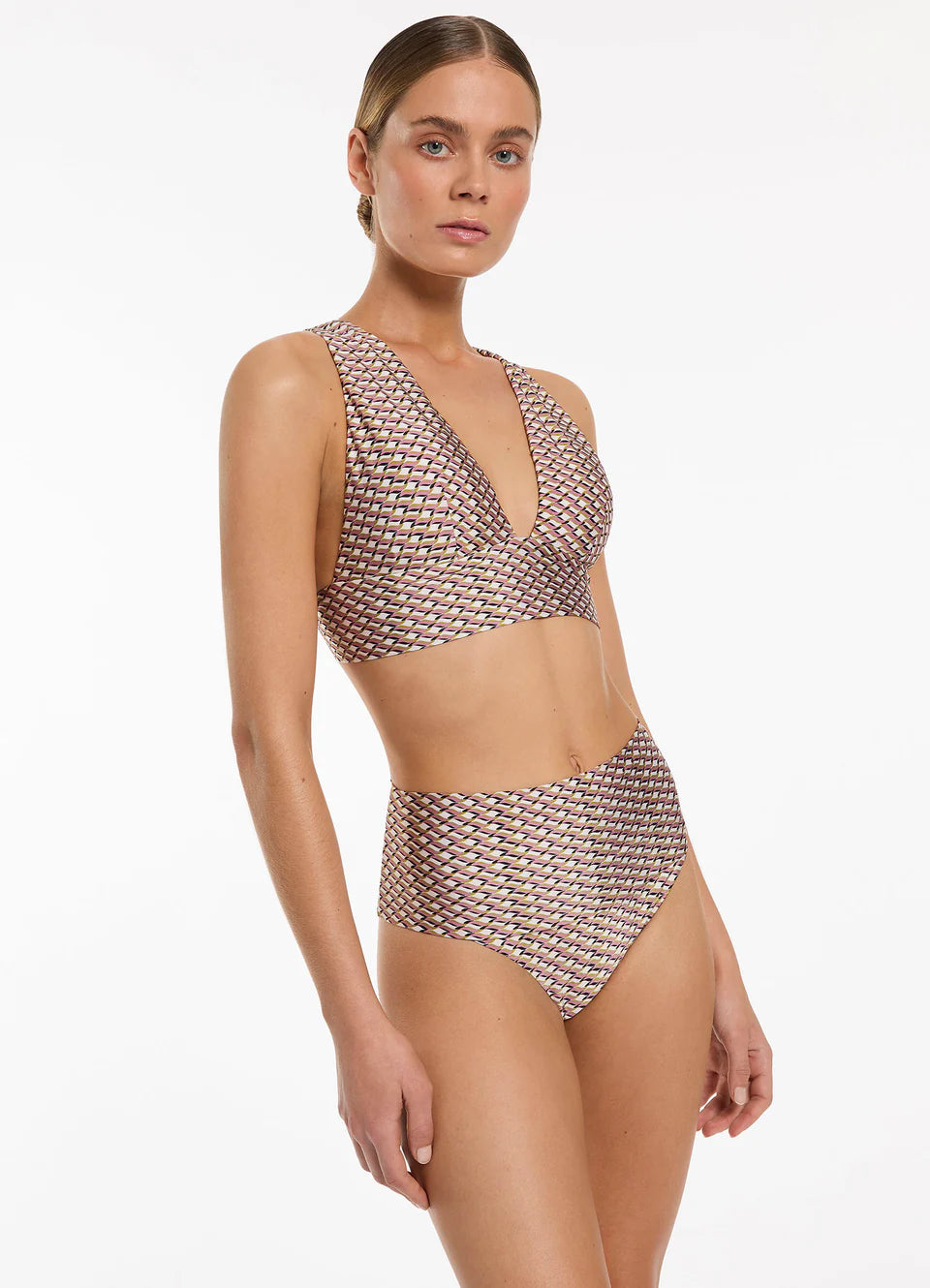 Jets - Infinity Tie Back Tri Top - Larx