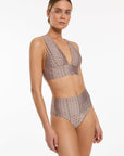 Jets - Infinity Tie Back Tri Top - Larx