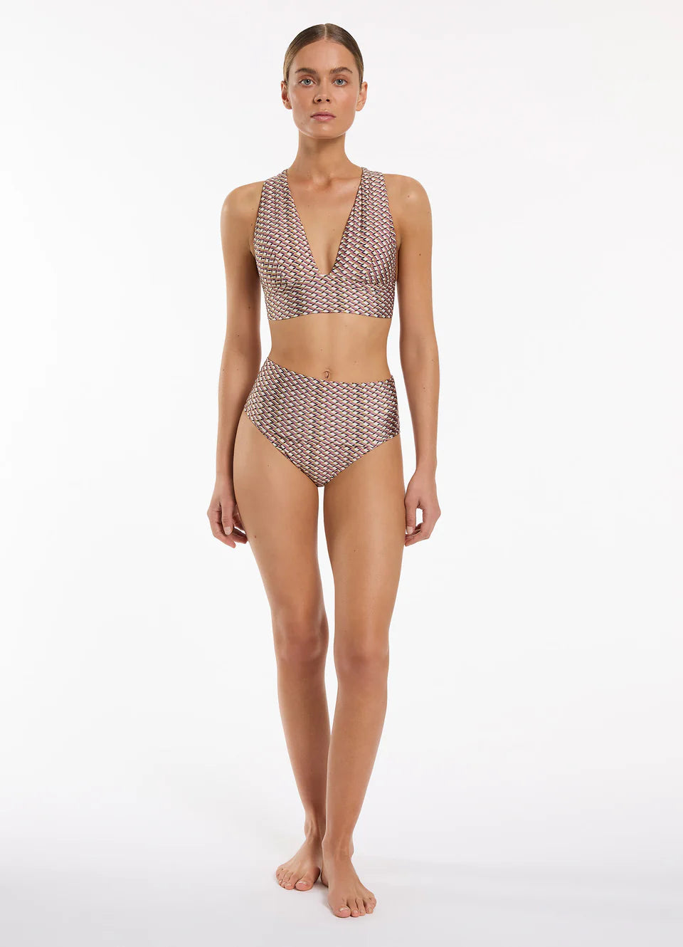 Jets - Infinity Tie Back Tri Top - Larx