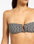 Jets - Spring Geo U Trim Bandeau Bikini Top