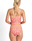Jantzen - Bazaar Cuff Multi Scoop One Piece Tangerine