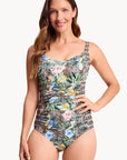 Jantzen - Tropica DD/E Underwire One Piece Army