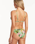 Sea Level - Lost Paradise Cross Front Tri Bra - Larx