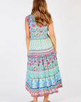 Lulalife - Elisie Sleeveless Midi Dress - Larx