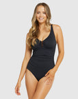 Baku - Rococco D-E Ring Front One Piece - Larx