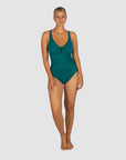 Baku - Rococco D-E Ring Front One Piece Jungle