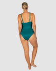 Baku - Rococco D-E Ring Front One Piece Jungle