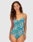 Baku - South Beach Ruched Side One Piece - Larx
