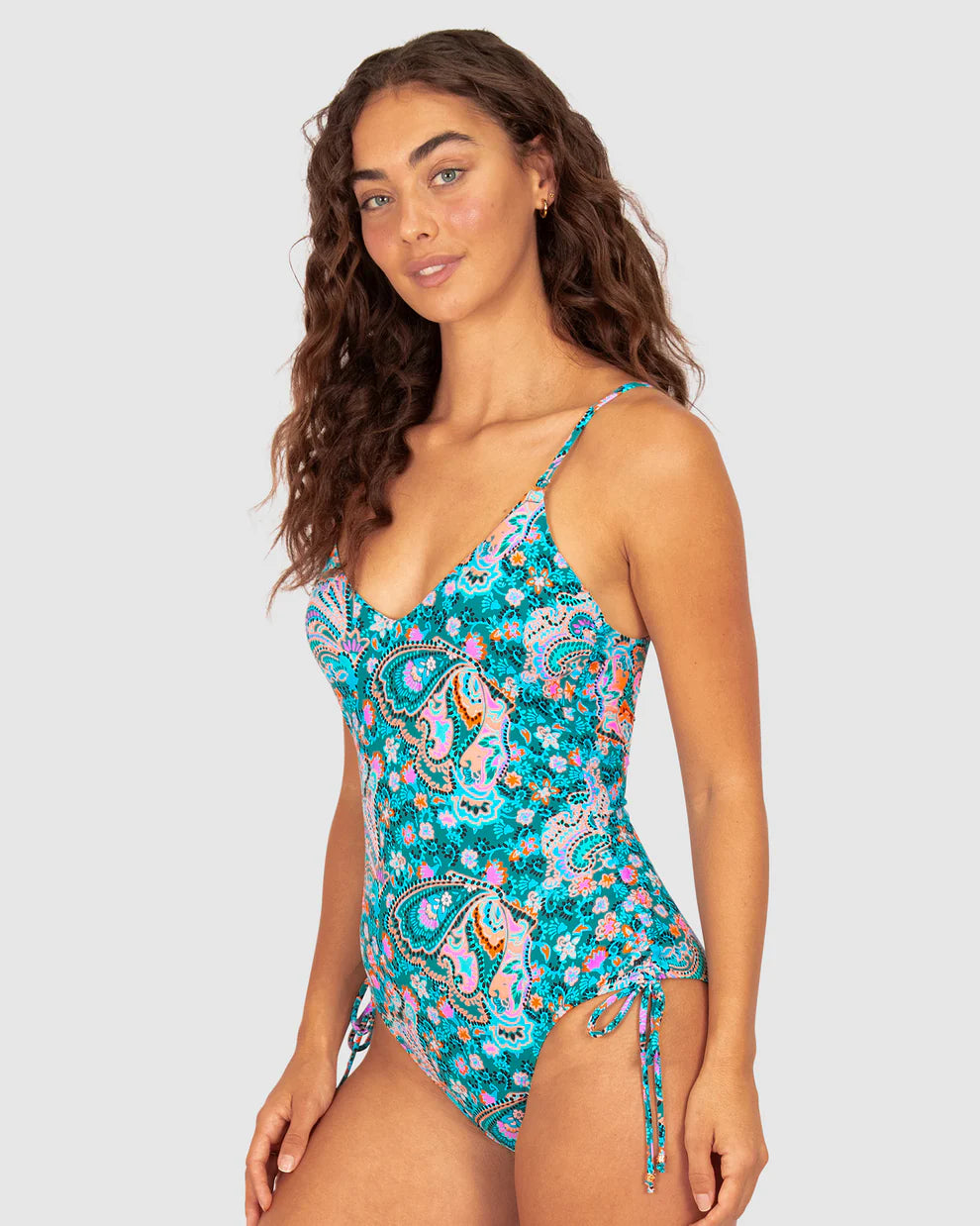 Baku - South Beach Ruched Side One Piece - Larx
