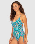 Baku - South Beach Ruched Side One Piece - Larx
