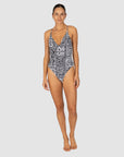 Baku - Havana Deep V Neck One Piece