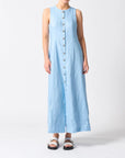 Walnut - Malta Midi Dress Sky Blue