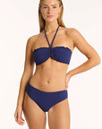Sea Level - Messina Mid Bikini Pant - Larx