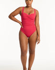 Sea Level - Essentials Twist Front Multifit One Piece - Larx