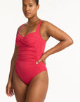 Sea Level - Essentials Twist Front Multifit One Piece - Larx