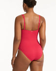 Sea Level - Essentials Twist Front Multifit One Piece - Larx
