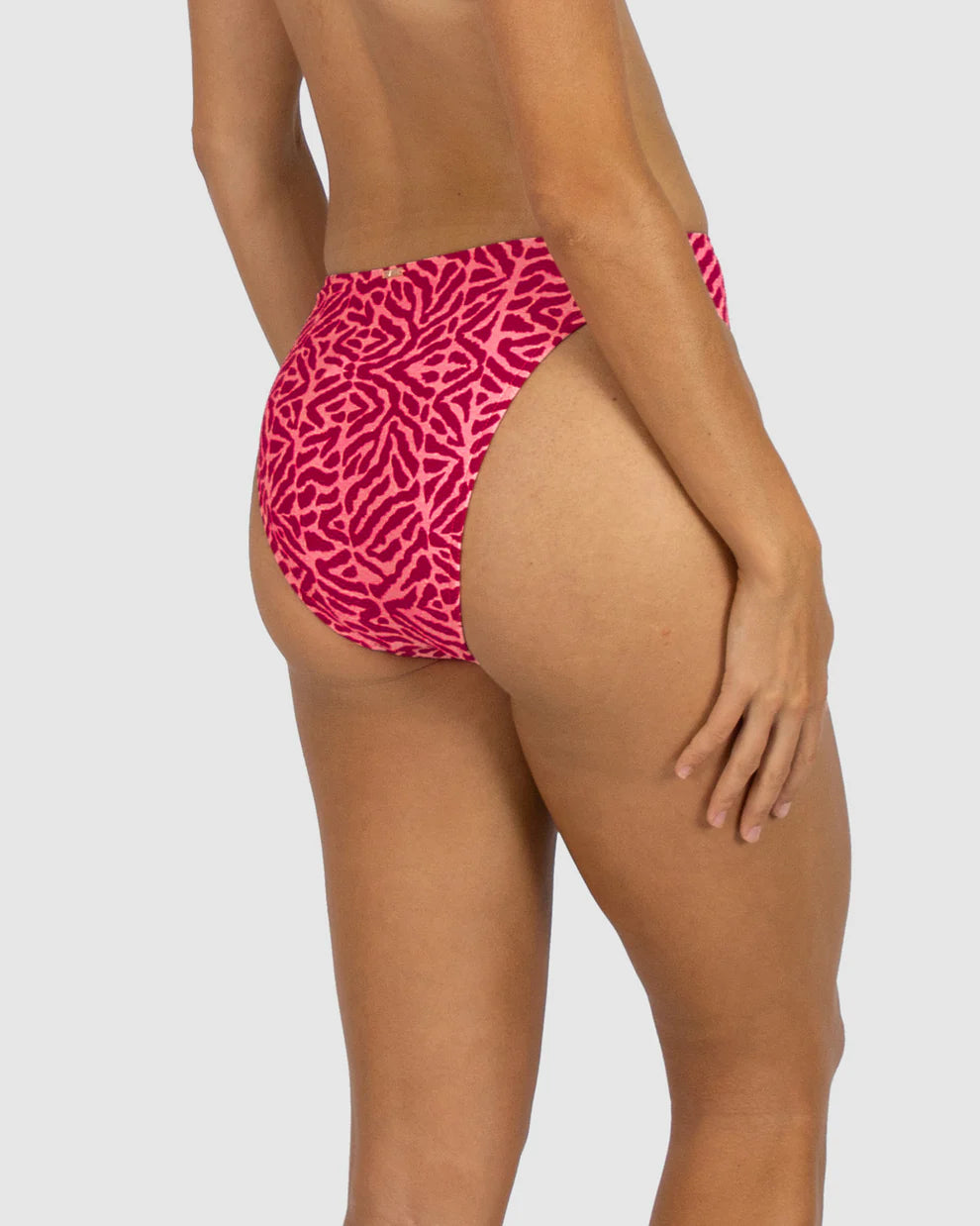 Baku - Wild Coast High Waist Cheeky Bikini Bottom - Larx