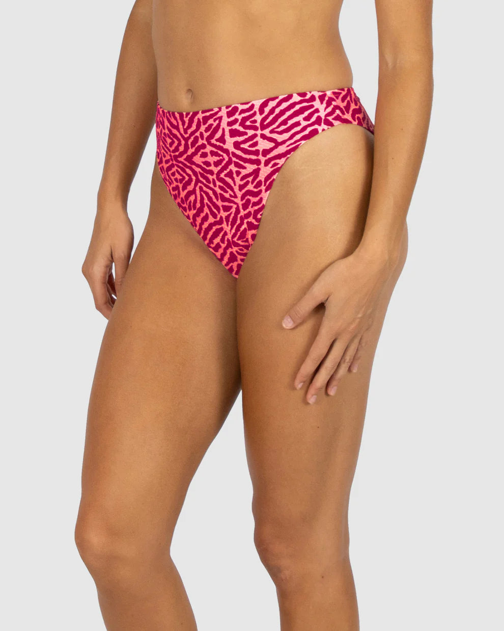 Baku - Wild Coast High Waist Cheeky Bikini Bottom - Larx