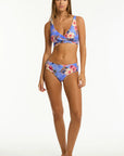 Sea Level - Blue Hawaii Mid Bikini Pant - Larx