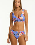 Sea Level - Blue Hawaii Mid Bikini Pant - Larx