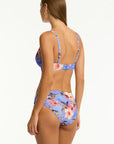 Sea Level - Blue Hawaii Mid Bikini Pant - Larx
