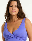 Sea Level - Capri Cross Front One Piece - Larx