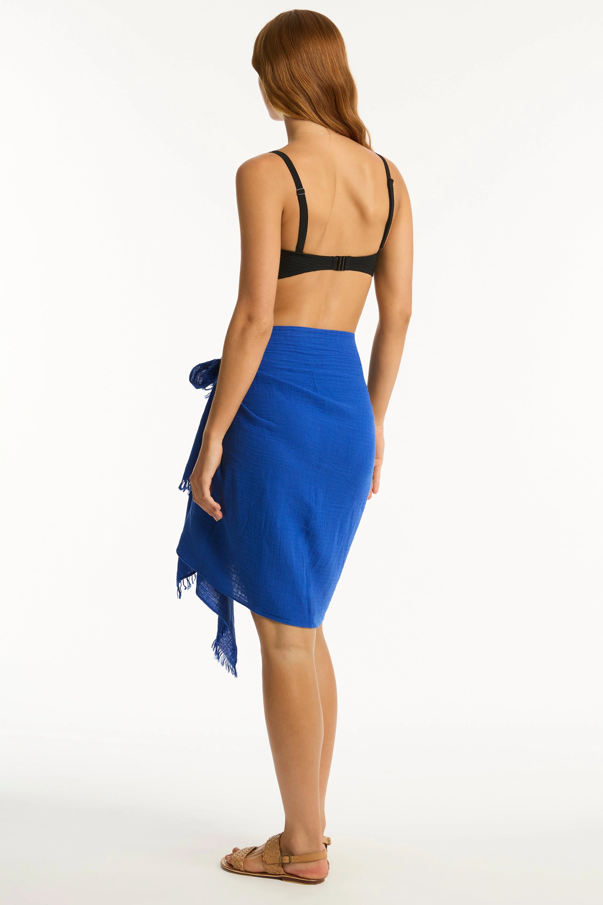 Sea Level - Sunset Frayed Sarong