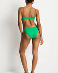 Sea Level - Essentials Edit Twist Bandeau Kelly Green
