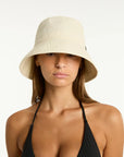 Sea Level - Beach Accessories Canvas Bucket Hat Ivory