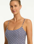 Sea Level - Cost Scoop Neck One Piece - Larx