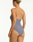 Sea Level - Cost Scoop Neck One Piece - Larx