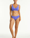 Sea Level - Capri Cross Front Multifit Bra Top - Larx