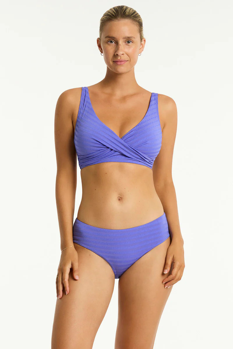 Sea Level - Capri Cross Front Multifit Bra Top - Larx
