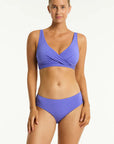 Sea Level - Capri Cross Front Multifit Bra Top - Larx