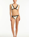 Sea Level - Border Plunge Bralette - Larx