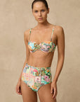 Monte & Lou - Simi Gathered Balconette Bra